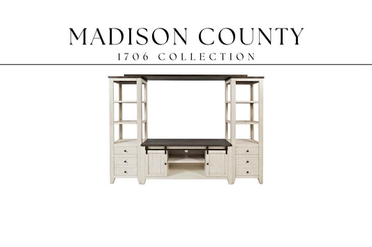 Jofran Madison County 60" Console - Vintage White