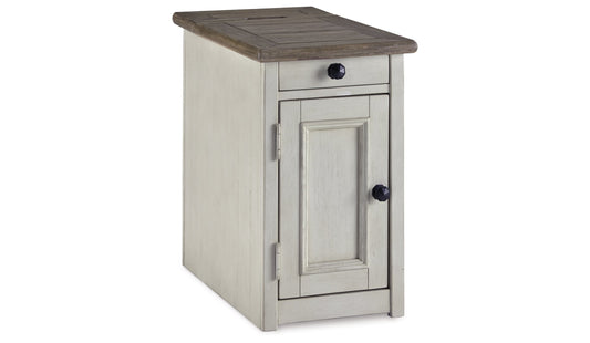 Bolanburg Chairside End Table with USB Ports & Outlets
