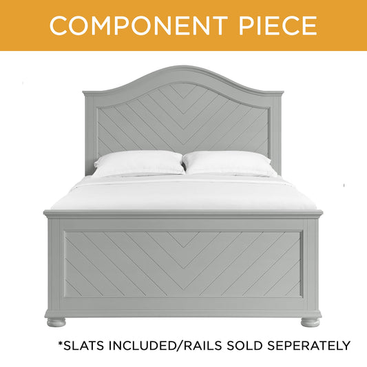 Elements International Kona Grey queen bed
