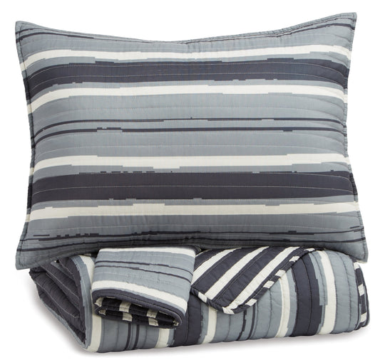 Ashley Merlin 3-Piece Full Coverlet Set