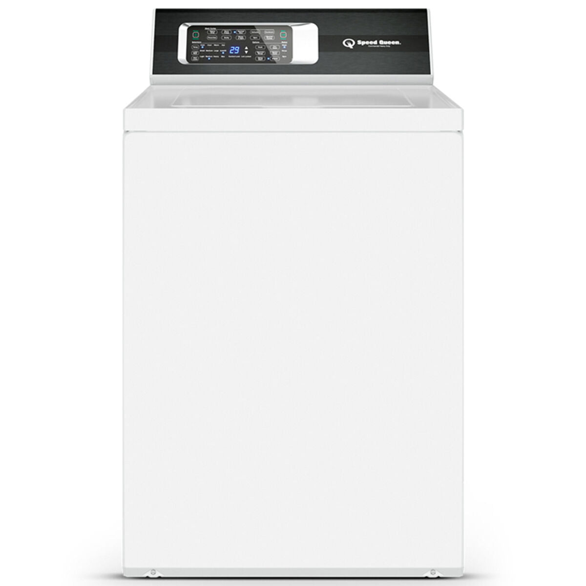 Speed Queen TR7006WN white top-load washer, front view