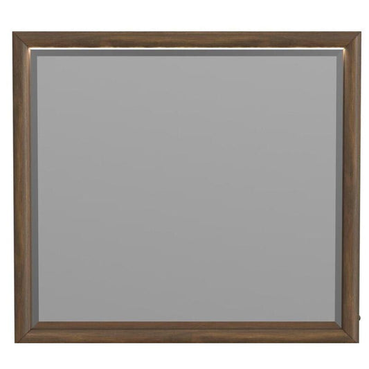 Elements International B167 Brisbane Brown Walnut LED Lighted Mirror