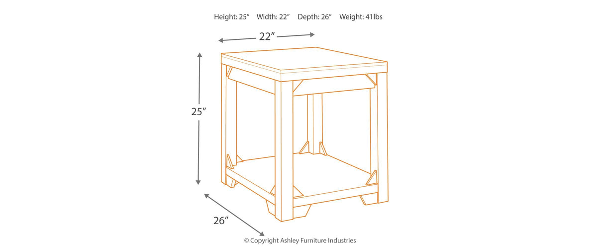 Fregine End Table