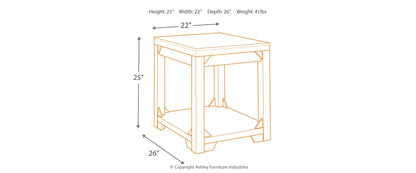 Fregine End Table