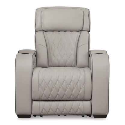 Ashley Boyington Greige Power Recliner