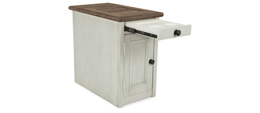 Bolanburg Chairside End Table with USB Ports & Outlets