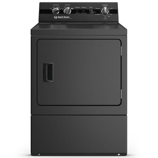 Speed Queen DC5004BE Matte Black front exterior