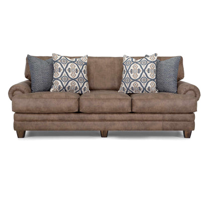 Franklin Sicily 95740 Chief Hazelnut 1916-18 fabric sofa, front view