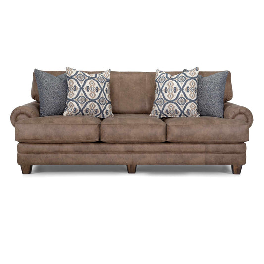 Franklin Sicily 95740 Chief Hazelnut 1916-18 fabric sofa, front view