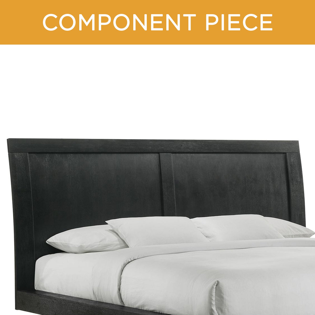 Elements International Allan Black king bed