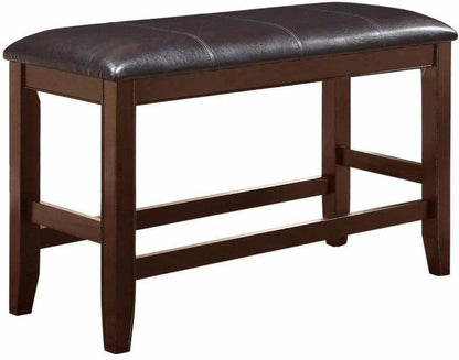 Crown Mark 2727 Series Espresso Faux Leather Counter Height Dining — image 2