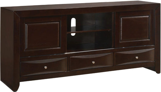 Crown Mark B4260-7 Espresso TV Stand