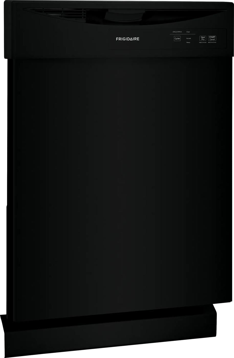 Frigidaire FDPC4221AB black dishwasher, exterior view # finish_black