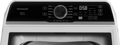 Frigidaire FLVW7523BW top-load washer control panel detail