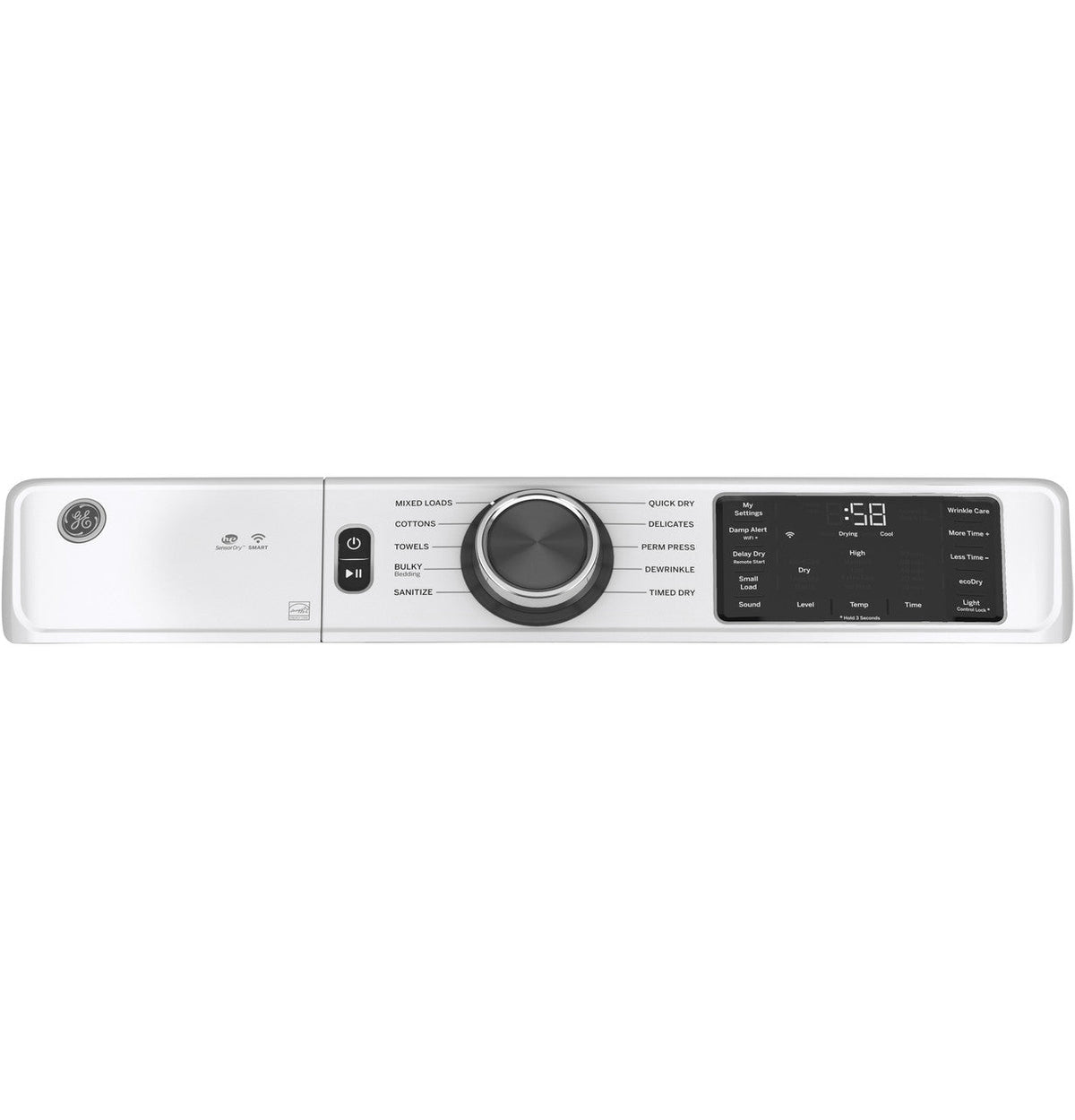 GE Appliances Full-Size Front Load Dryer - White — image 2