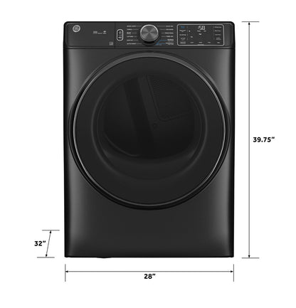 GE Appliances GFD65ESPVDS Front Load Dryer - Graphite — image 3