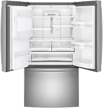 GE Appliances GFE28GYN FS French Door Refrigerator - Stainless Steel — image 2