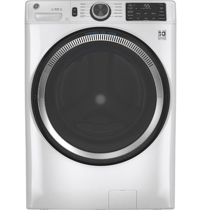 GE GFW550SSNWW White washer, front exterior