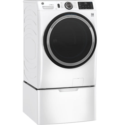 GE GFW550SSNWW White washer, shown on optional pedestal sold separately