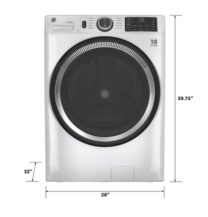 GE GFW550SSNWW White washer, dimensions and installation-clearance diagram