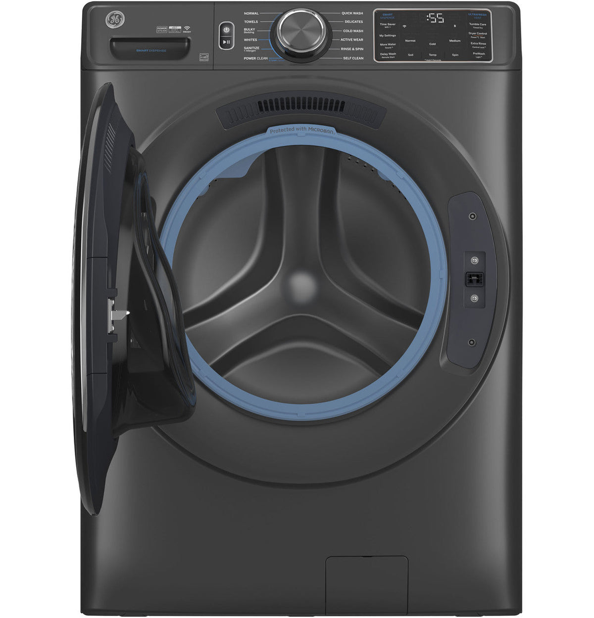 GE Appliances Front Load Washer - Sapphire Blue — image 3