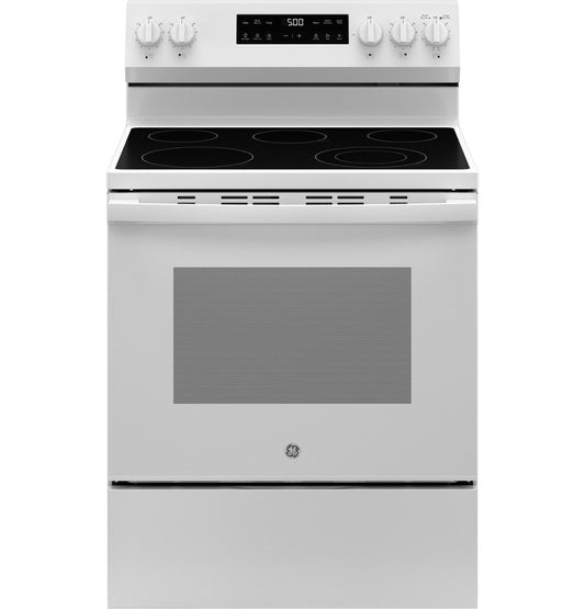 GE Appliances GRF500PVWW Freestanding Electric Range - White
