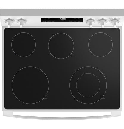 GE Appliances GRF500PVWW Freestanding Electric Range - White — image 2
