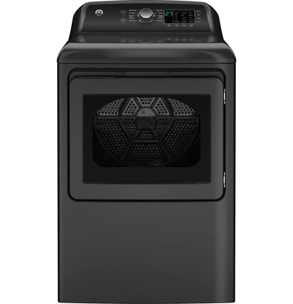GE Appliances GTD58EBPVDG Electric Front Load Dryer - Dark Gray