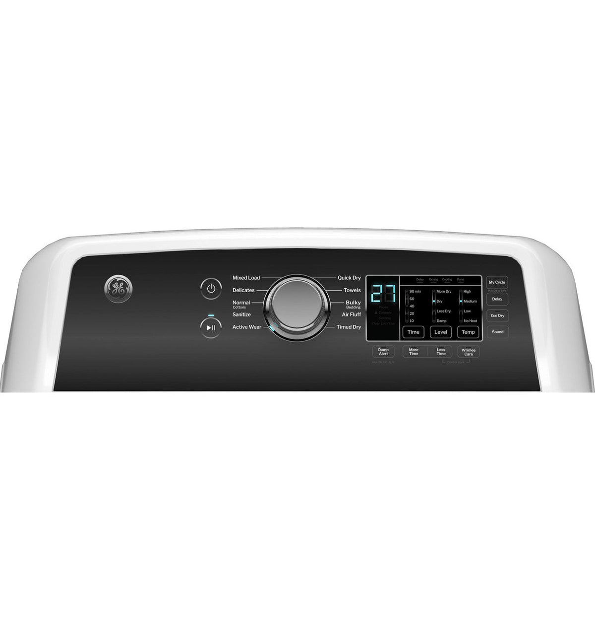 GE Appliances GTD58EBSV WS Electric Dryer - White — image 3