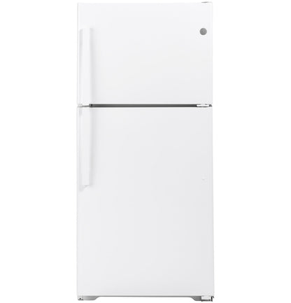 GE Appliances 22 Cu. Ft. Top-Freezer Refrigerator - White