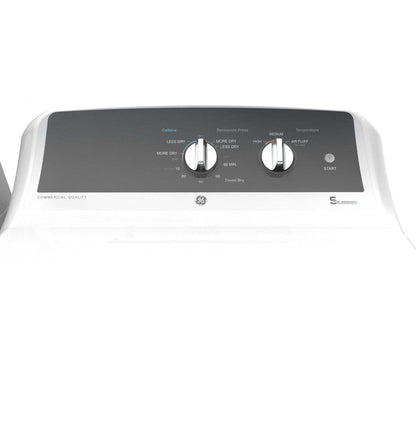 GE Appliances 27 Inch Electric Dryer - White — image 2