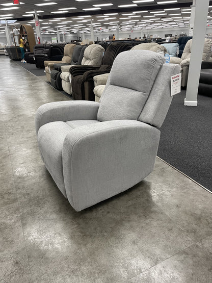 Cheers Light Gray Fabric Gliding Recliner — image 7