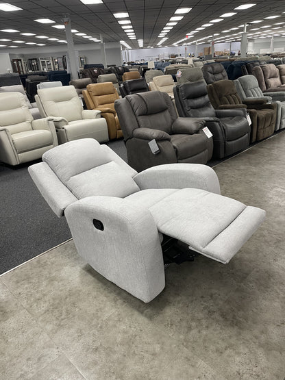 Cheers Light Gray Fabric Gliding Recliner — image 8
