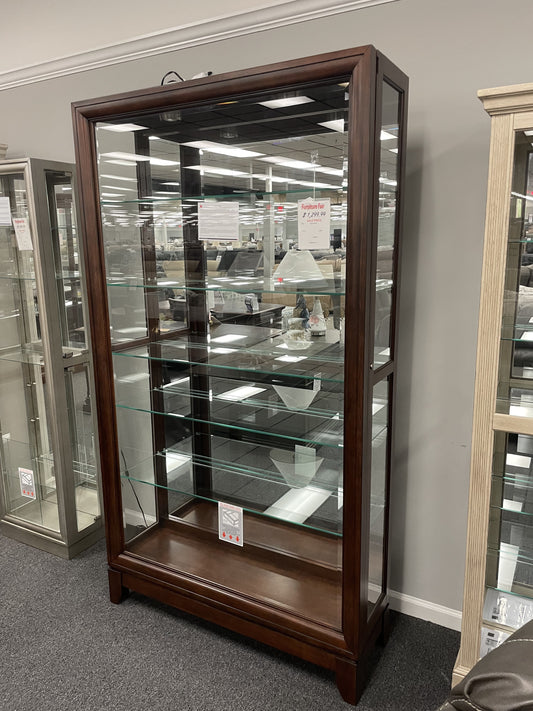 Pulaski Furniture Brown Curio Cabinet