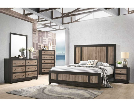 Lifestyle Furniture C8118A Brown & Black collection room setting; this listing is the mirror