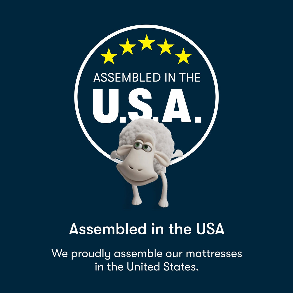 Serta Perfect Day mattress assembled in the USA