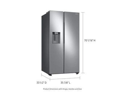 Samsung 27 Cu. Ft. Side-by-Side Refrigerator - Stainless Steel — image 3