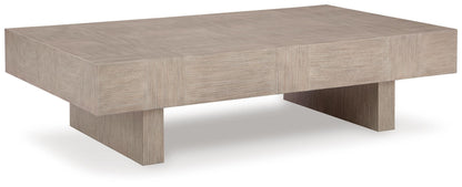 Ashley Furniture Jorlaina Textural Light Gray Coffee Table