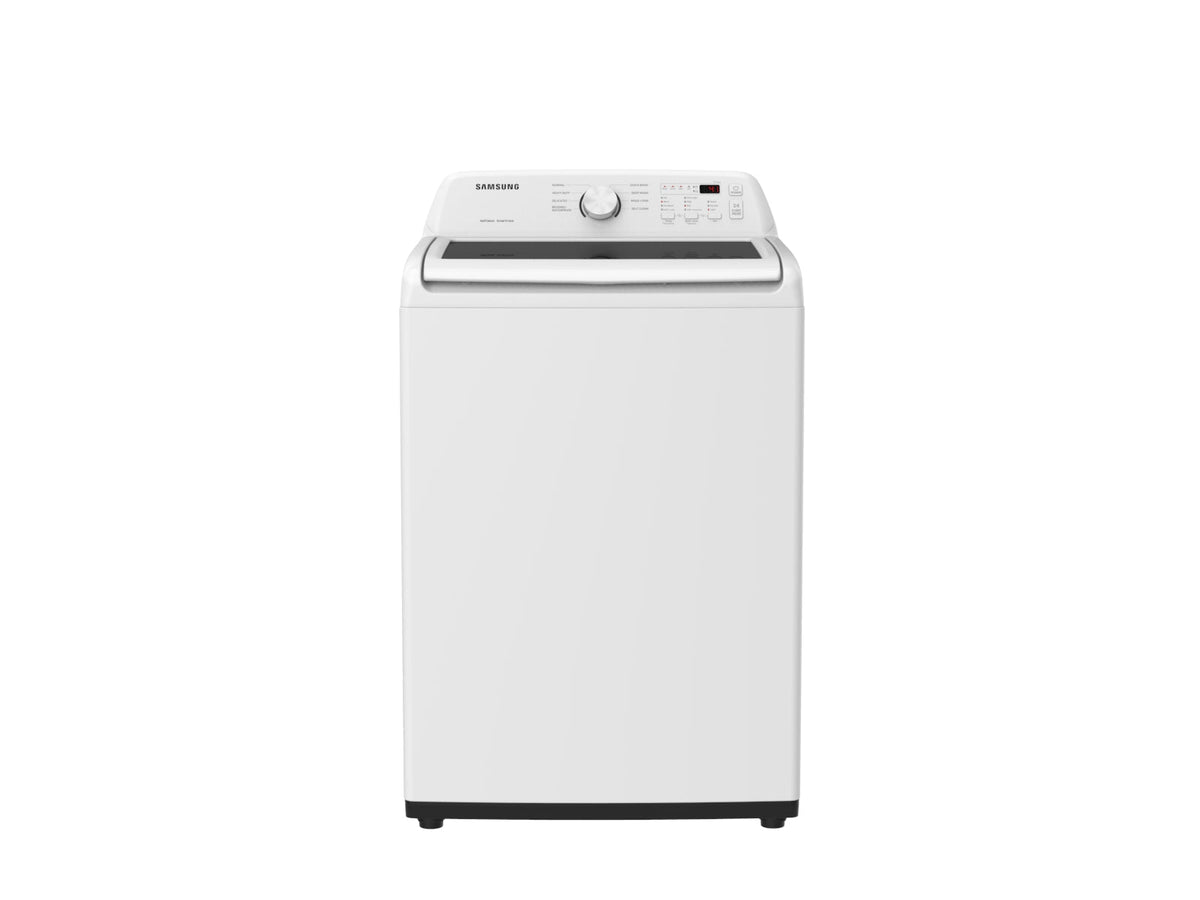 Samsung WA45T3200AW white top-load impeller washer, front view