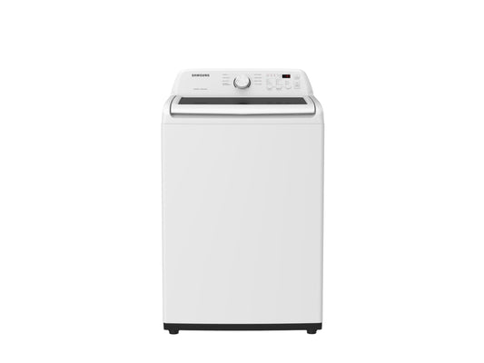 Samsung WA45T3200AW white top-load impeller washer, front view