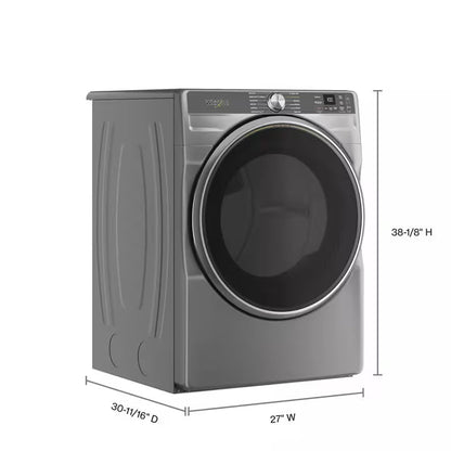 Whirlpool WED6720RR Radiant Silver dryer dimensions # finish_radiant silver