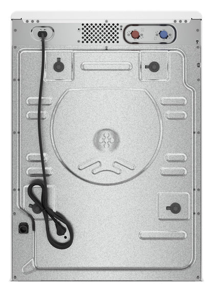 Whirlpool WFW4720RW white washer, rear connection view