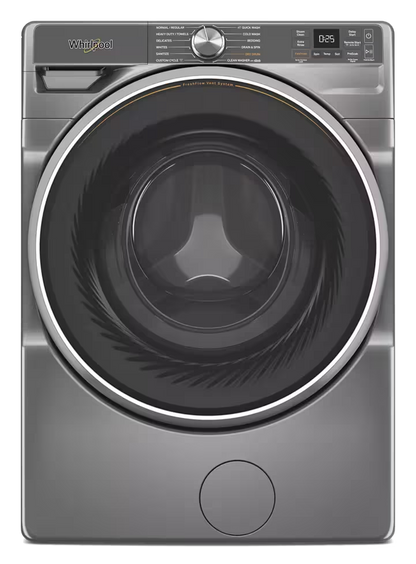 Whirlpool WFW6720RR Radiant Silver washer, front exterior