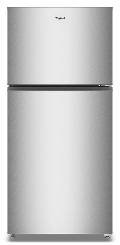 Whirlpool WRTX3119SZ stainless refrigerator, front exterior
