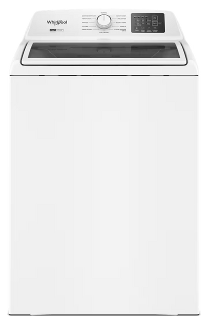 Whirlpool WTW4307SW white washer, front exterior