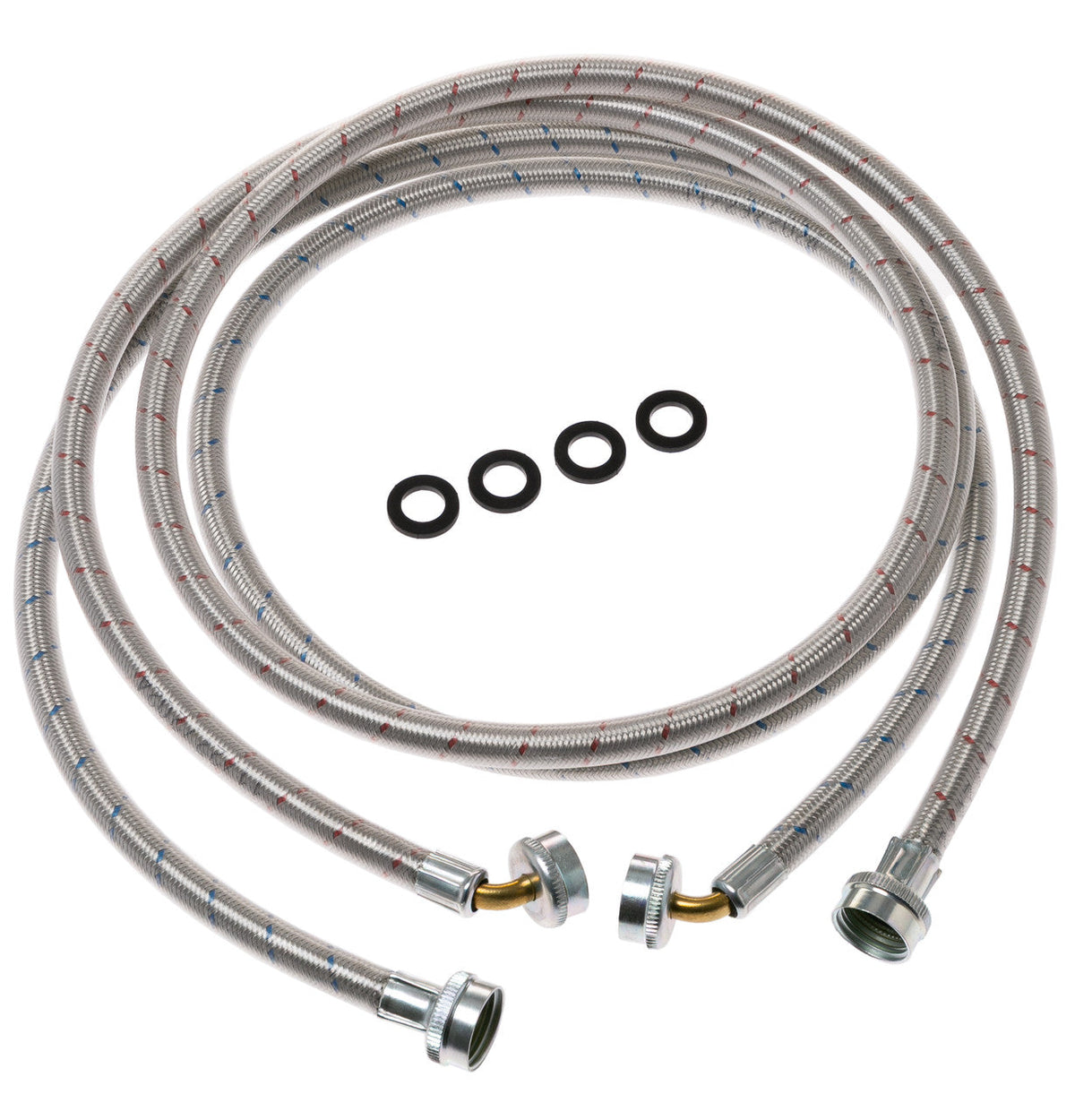 GE Appliances Washer Inlet Hose Kit - Stainless Steel
