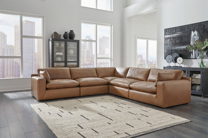 Ashley Emilia 5-Piece Sectional - angled view