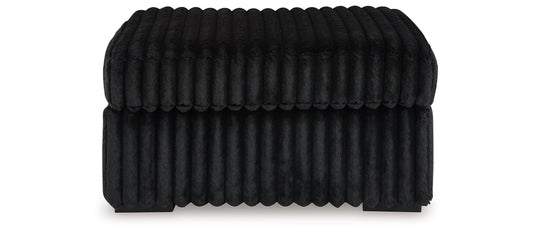 Midnight-Madness Oversized Accent Ottoman