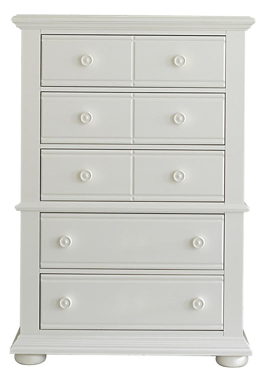 Liberty Furniture Summer House Oyster White 5-Drawer Chest