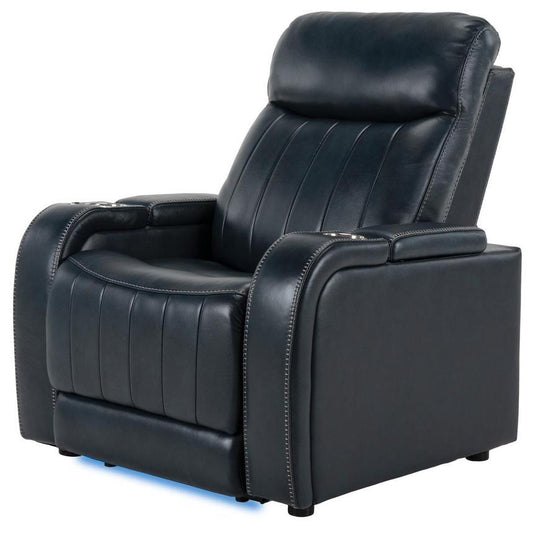 Futura Delta Blue Power Recliner